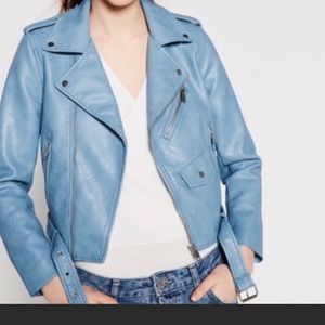 Zara Blue Moto Jacket